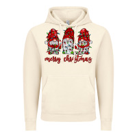 Vintage Artic merry christmas gnome with christmas lights Vintage Hoodie - JahusDesignShop