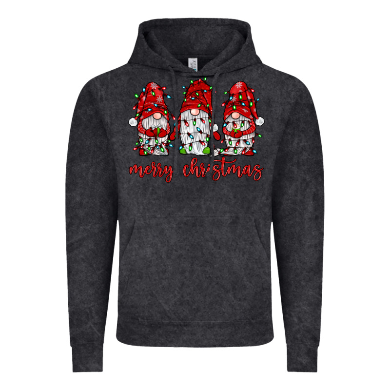 Merry Christmas Gnome With Christmas Lights Vintage Hoodie by JahusDesignShop | Teevron