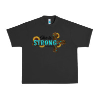 Pigment Black she i̇s strong western cross Urban Heavy Tee - RanaPortraitStore