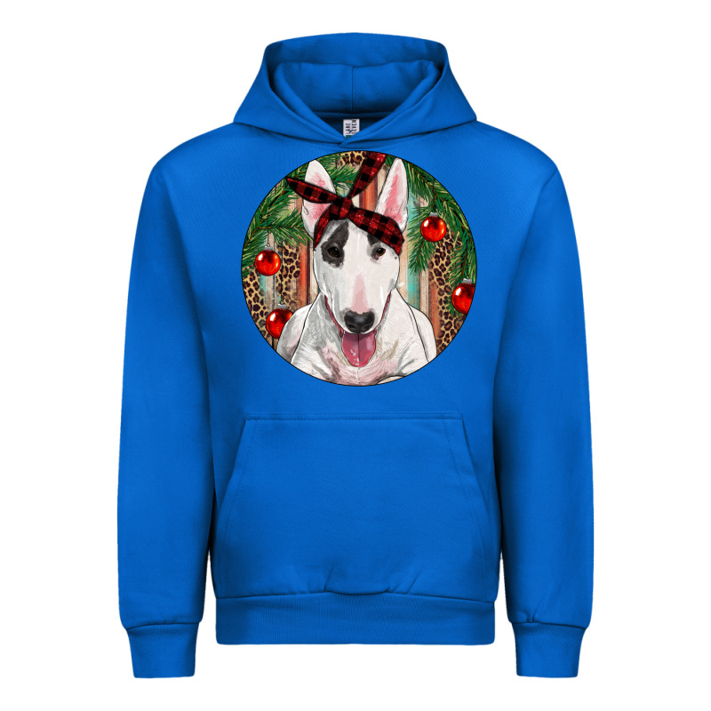 Christmas Bull Terrier Urban Hoodie by RanaPortraitStore | Teevron
