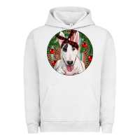 Pigment Lunar Rock Christmas Bull Terrier Urban Hoodie - RanaPortraitStore