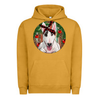Pigment Peanut Butter Christmas Bull Terrier Urban Hoodie - RanaPortraitStore