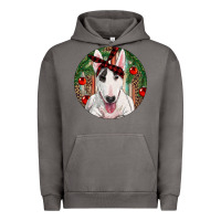 Pigment Tornado Christmas Bull Terrier Urban Hoodie - RanaPortraitStore
