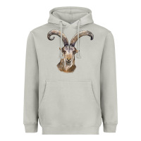 Moon Dust spanish goat face Heavyweight Hoodie - LillyAllenDesigns