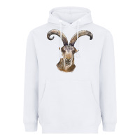 White spanish goat face Heavyweight Hoodie - LillyAllenDesigns