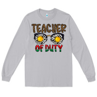 Moon Dust teacher of duty Long Sleeve Tee - CowhideDigitalArt