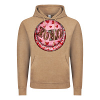 Vintage Coffee Western valentine's day xoxo round earrings Vintage Hoodie - RanaPortraitStore