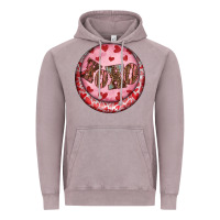Vintage Zinc Western valentine's day xoxo round earrings Vintage Hoodie - RanaPortraitStore