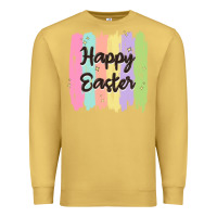 Antique Gold happy easter Premium Sweatshirt - MaliasSmallBusiness