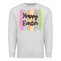 Dove Grey happy easter Premium Sweatshirt - MaliasSmallBusiness