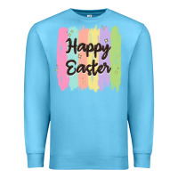 Ocean Blue happy easter Premium Sweatshirt - MaliasSmallBusiness