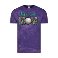 Cloud Purple western blessed mom with volleyball Vintage Tee - texasbilliewilder