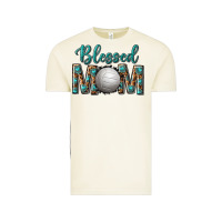 Western Blessed Mom With Volleyball Vintage Tee | Teevron