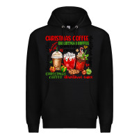 Black Christmas coffee Premium Hoodie - MaliasSmallBusiness