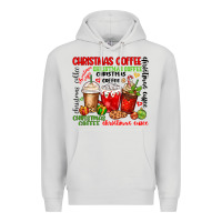 Dove Grey Christmas coffee Premium Hoodie - MaliasSmallBusiness