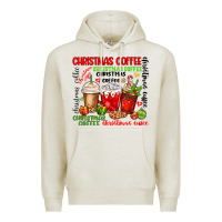 Oatmeal Heather Christmas coffee Premium Hoodie - MaliasSmallBusiness