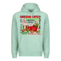 Seafoam Christmas coffee Premium Hoodie - MaliasSmallBusiness