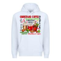 White Christmas coffee Premium Hoodie - MaliasSmallBusiness