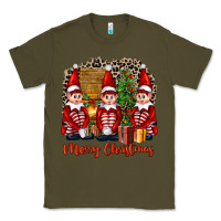 Army Green Merry christmas elfs Classic Tee - FaDigitalArtStudio