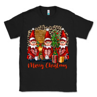 Black Merry christmas elfs Classic Tee - FaDigitalArtStudio