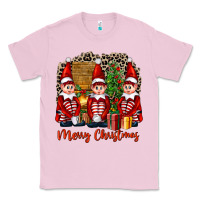 Bubblegum Pink Merry christmas elfs Classic Tee - FaDigitalArtStudio