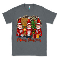 Charcoal Heather Merry christmas elfs Classic Tee - FaDigitalArtStudio