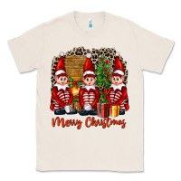 Natural Merry christmas elfs Classic Tee - FaDigitalArtStudio