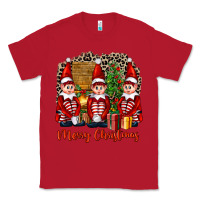 Red Merry christmas elfs Classic Tee - FaDigitalArtStudio