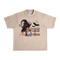 French Oak Black Witch Vibes Urban Heavy Tee - texasbilliewilder