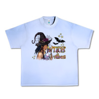 Grape Ice Black Witch Vibes Urban Heavy Tee - texasbilliewilder