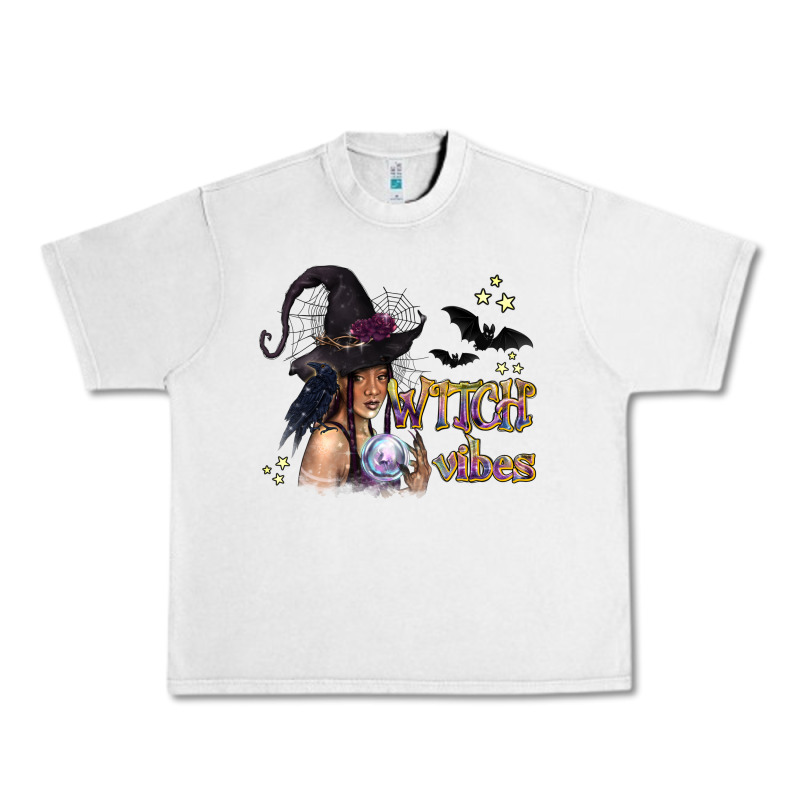 Black Witch Vibes Urban Heavy Tee by texasbilliewilder | Teevron