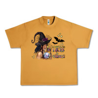 Peanut Butter Black Witch Vibes Urban Heavy Tee - texasbilliewilder