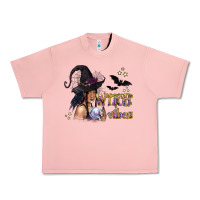 Salmon Black Witch Vibes Urban Heavy Tee - texasbilliewilder