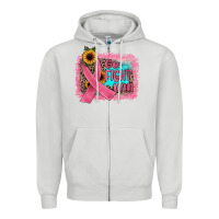Dove Grey go fight win Zipper Hoodie - JahusDesignShop
