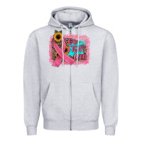 Heather Grey go fight win Zipper Hoodie - JahusDesignShop
