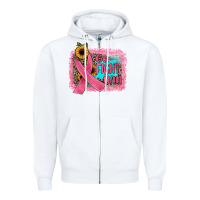 White go fight win Zipper Hoodie - JahusDesignShop