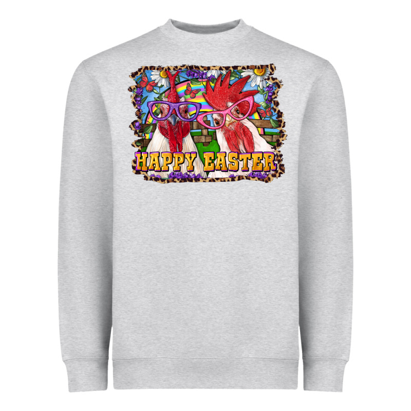 Happy Easter Roosters Heavyweight Sweatshirt by RanaPortraitStore | Teevron