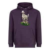 Plum Kiko Goat Heavyweight Hoodie - LillyAllenDesigns