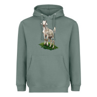 Sage Kiko Goat Heavyweight Hoodie - LillyAllenDesigns