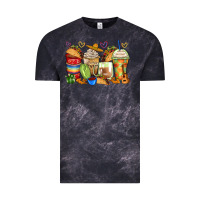 Cloud Black tacos coffee cups Vintage Tee - Zillion Design Studio
