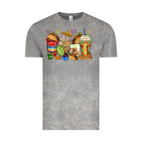 Cloud Rock tacos coffee cups Vintage Tee - Zillion Design Studio