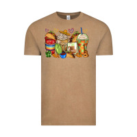 Vintage Coffee tacos coffee cups Vintage Tee - Zillion Design Studio
