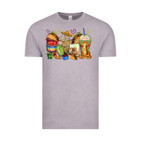 Vintage Zinc tacos coffee cups Vintage Tee - Zillion Design Studio
