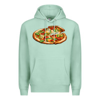 Seafoam big pizza Premium Hoodie - AdoDesignShop