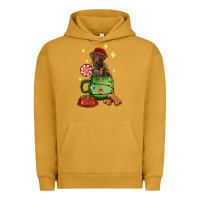 Christmas Coffee Cup With Labrador Urban Hoodie | Teevron