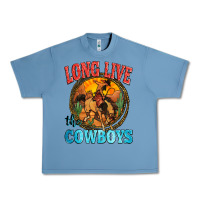 Pebble Blue long live the cowboys Urban Heavy Tee - Zillion Design Studio