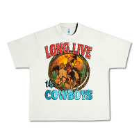 Pistachio long live the cowboys Urban Heavy Tee - Zillion Design Studio