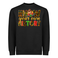 Black know your own history Heavyweight Sweatshirt - texasbilliewilder