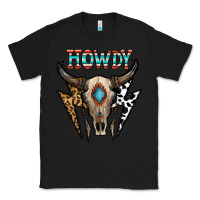 Black howdy boho skull Classic Tee - CowhideDigitalArt