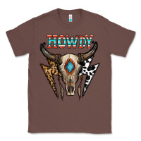Chestnut howdy boho skull Classic Tee - CowhideDigitalArt